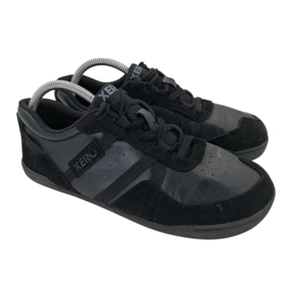 Xero Shoes Womens Size 8.5 Black Minimalist Barefoot Casual Lace Up Sneakers